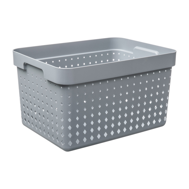 Mand l - grijs - 35.7x26.8x20.9cm