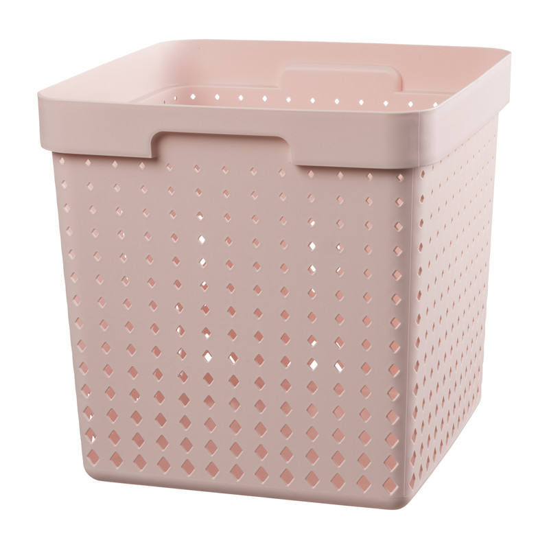 Mand xl - roze - 29,5x29,5x29,5cm