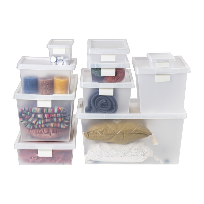 Opbergbox tag - Transparant - 29 liter