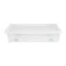 Opbergbox bed - Transparant - 70x39,5x17 cm