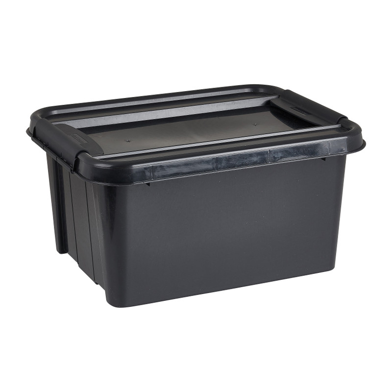 Opbergbox recycle - Zwart - 32 liter