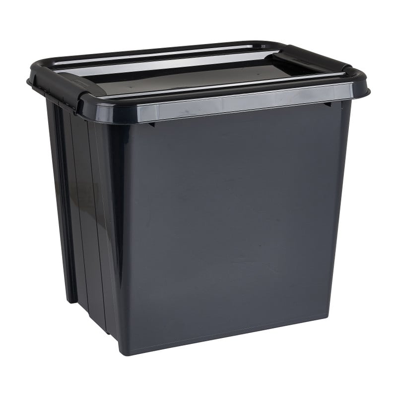 Opbergbox recycle - Zwart - 53 liter