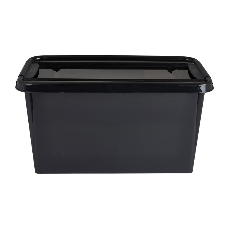 Opbergbox recycle - Zwart - 70 liter