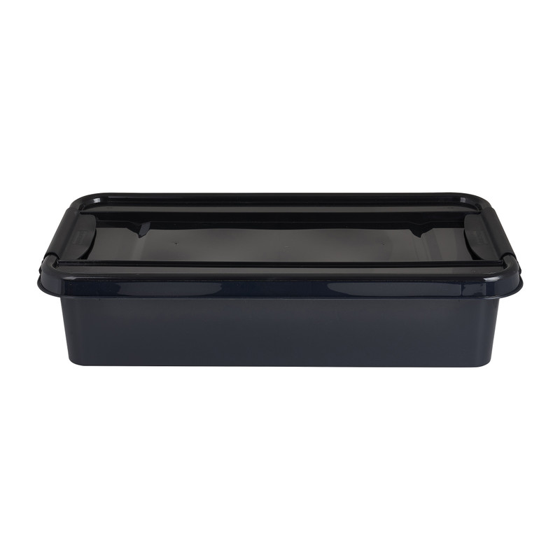 Opbergbox bed recycle - Zwart - 31 liter