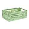 Vouwkrat mini - groen - 14.2x9.4x5.3 cm 