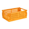 Vouwkrat mini - geel - 14.2x9.4x5.3 cm 
