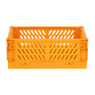 Vouwkrat mini - geel - 14.2x9.4x5.3 cm 
