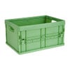 Vouwkrat klein - groen - 23.5x17x12 cm 