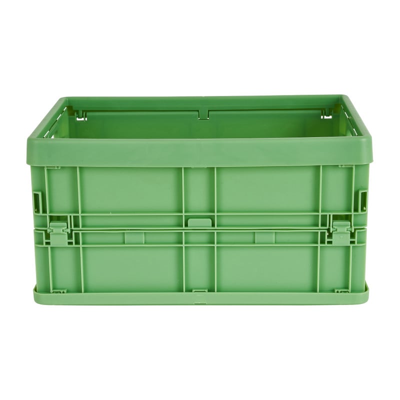 Vouwkrat klein - groen - 23.5x17x12 cm 