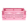 Vouwkrat small - roze - 25.3x16.5x10 cm
