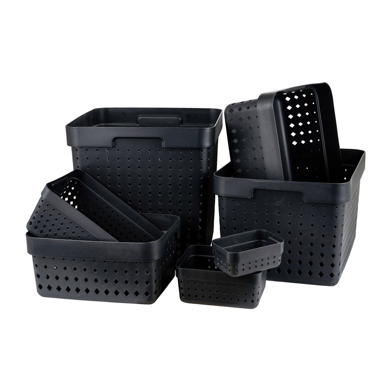 Mand l - zwart - 35,7x26,8x20,9 cm