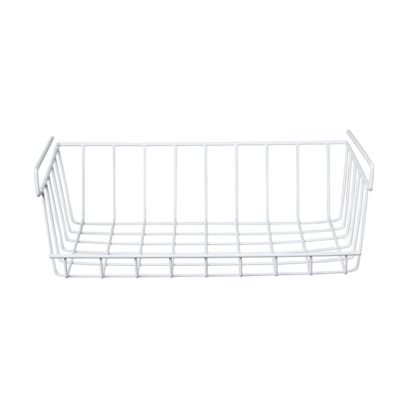 Hangmand voor onder plank - wit - 42.5x28x15 cm