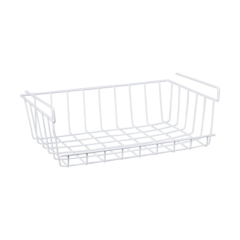 Hangmand voor onder plank - wit - 42.5x28x15 cm