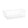Hangmand voor onder plank - wit - 42.5x28x15 cm