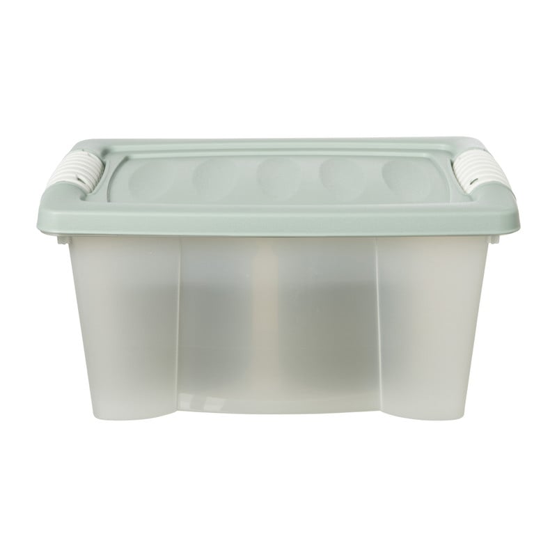 Opbergbox Novi met klemdeksel - groen - 30x20x15 cm