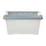 Opbergbox Novi met klemdeksel - blauw - 30x20x15 cm