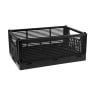 Vouwkrat zwart - set van 2 - 10x25x16.5 cm