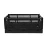 Vouwkrat zwart - set van 2 - 10x25x16.5 cm