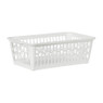 Mandje wit - 24x14x8 cm