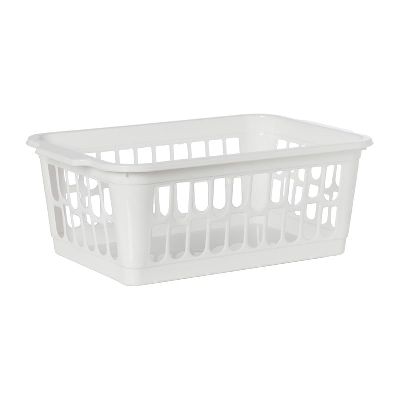 Mandje wit - 29x19x11 cm 