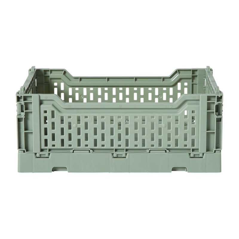 Vouwkrat middel - groen - 10.5x27x17 cm