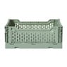 Vouwkrat middel - groen - 10.5x27x17 cm