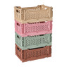 Vouwkrat middel - groen - 10.5x27x17 cm