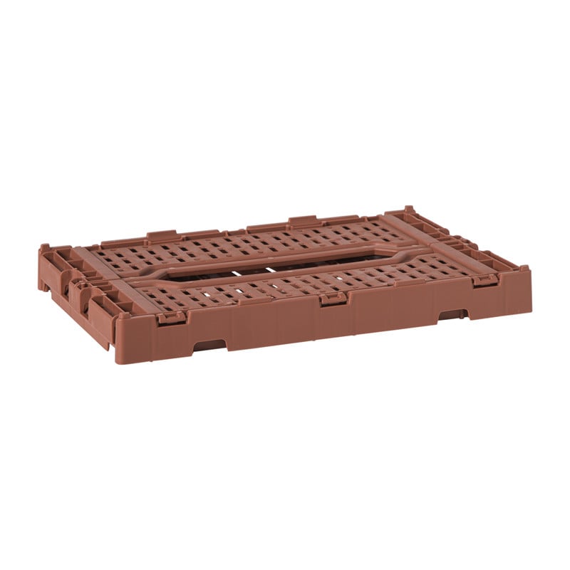 Vouwkrat middel - bruin - 10.5x27x17 cm