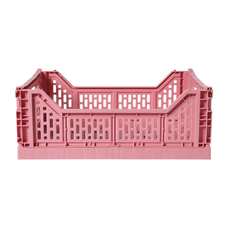 Vouwkrat groot - roze - 14.5x40x30 cm