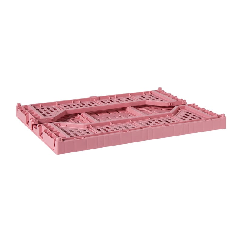 Vouwkrat groot - roze - 14.5x40x30 cm