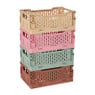 Vouwkrat klein - beige -  6x15x10 cm