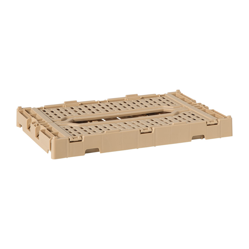 Vouwkrat middel - beige - 10.5x27x17 cm