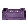 Vouwkrat middel - donkerpaars - 10x27x17 cm