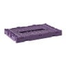 Vouwkrat middel - donkerpaars - 10x27x17 cm