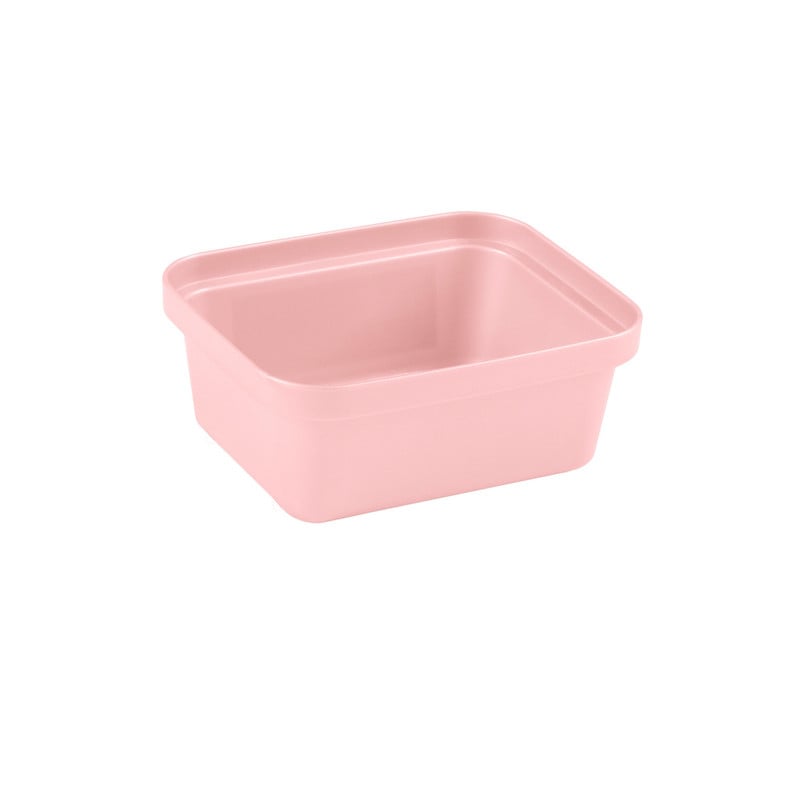 Opbergbakje klein - roze - 6x14.5x11.5 cm 