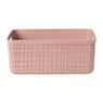 Curver jute opbergmand S - 5 liter - roze