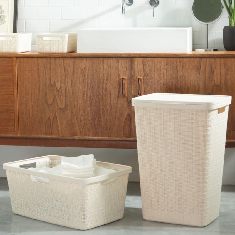 Curver jute opbergmand M - 12 liter - beige
