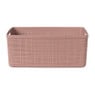 Curver jute opbergmand M - 12 liter - roze