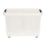 Opbergbox met wieltjes - 75 liter - 40x60x40 cm
