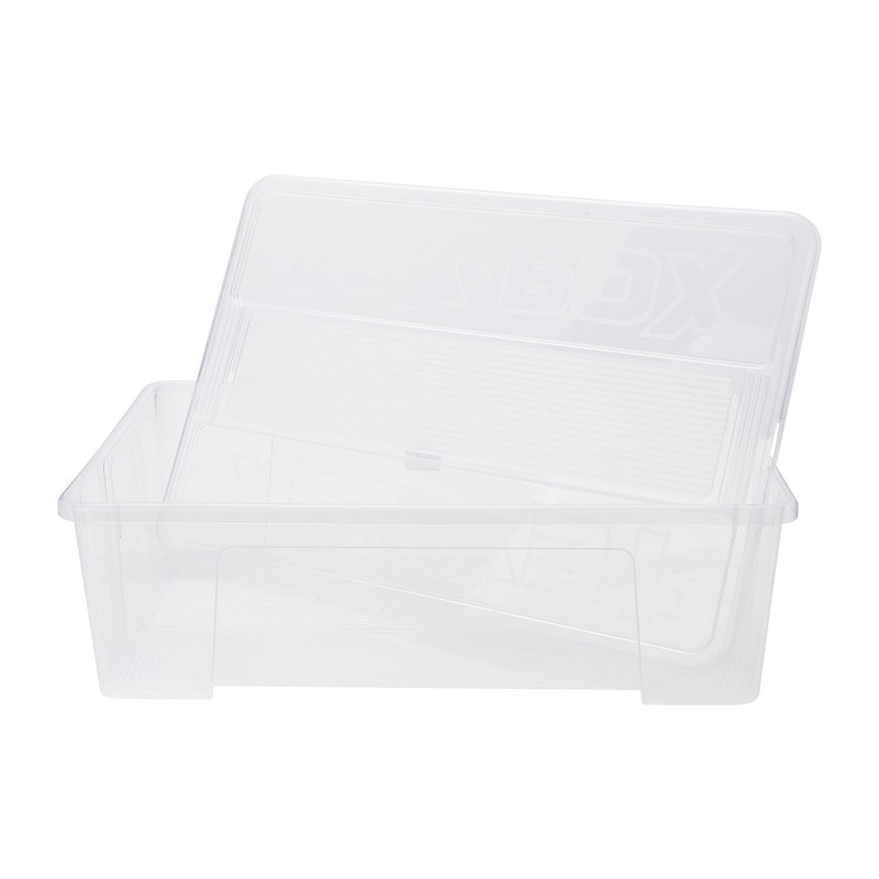 Opbergbox - 57x38x17 cm - helder