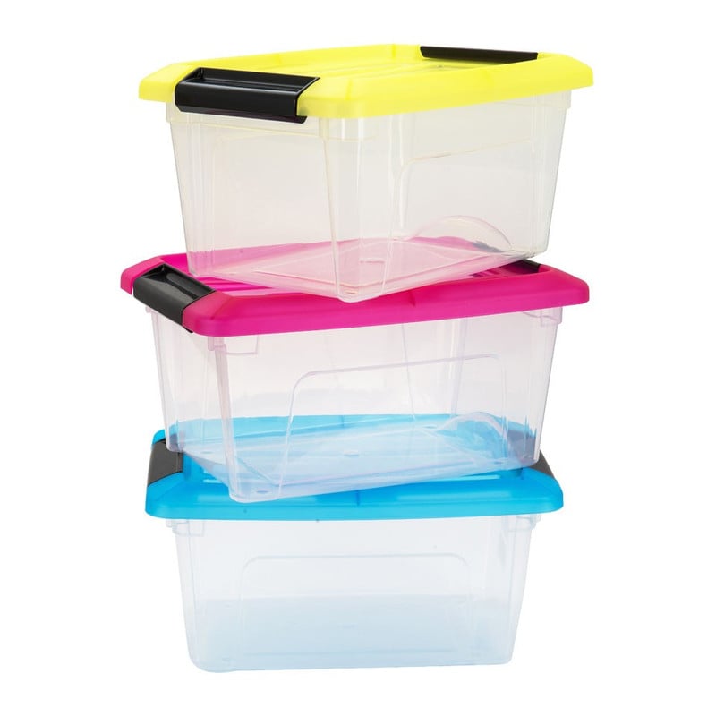 Opbergbox - 5 liter - 19.7x28.5x14.4 cm - set van 3