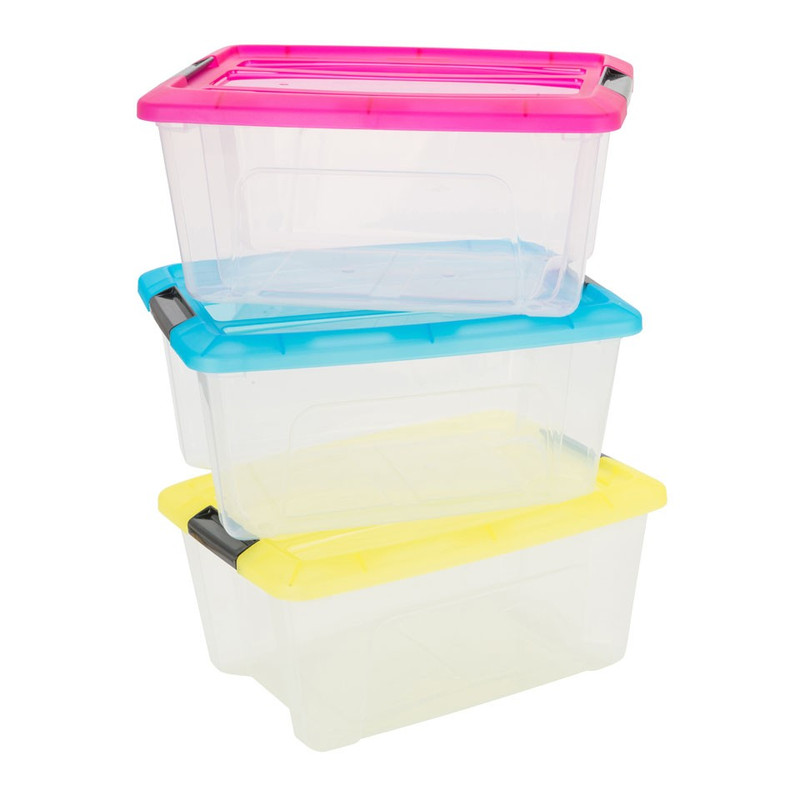 Opbergbox - 15 liter - set van 3