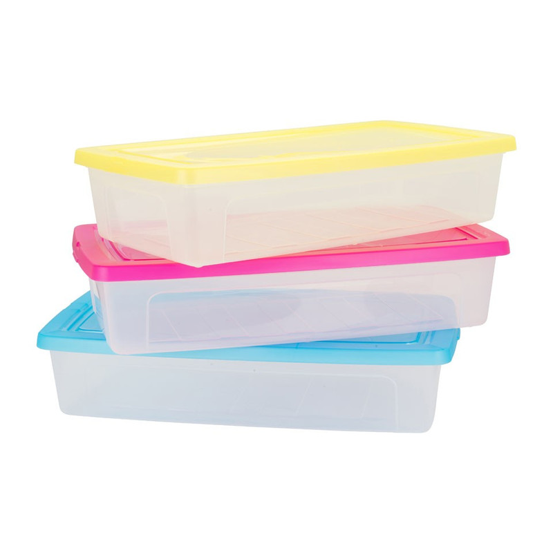 Onder-het-bed box - 30 liter - set van 3
