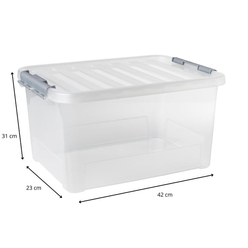Clipbox 25 liter - 23x42x31 cm - set van 3
