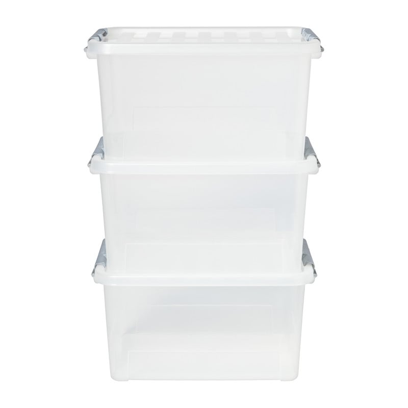 Clipbox 25 liter - 23x42x31 cm - set van 3