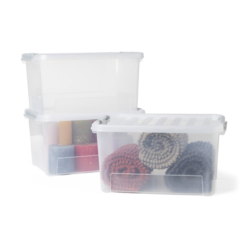 Clipbox 25 liter - 23x42x31 cm - set van 3