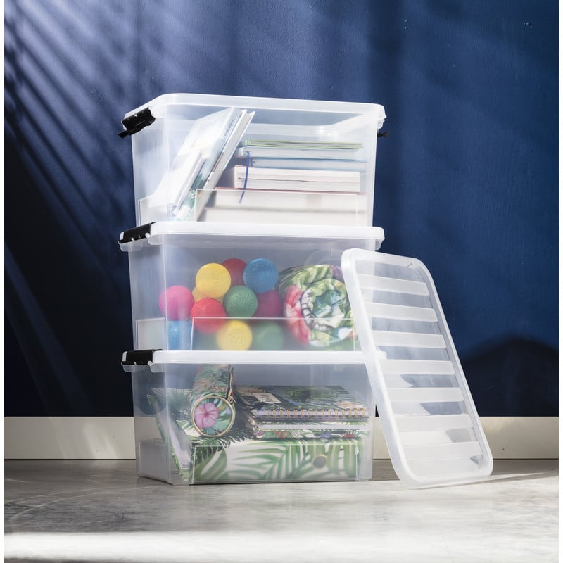 Clipbox 25 liter - 23x42x31 cm - set van 3