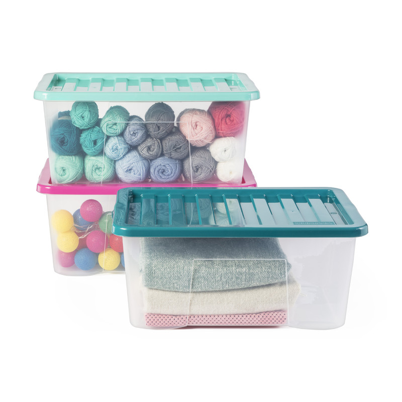 Opbergbox Quasar - 50 liter - 60x40x26 cm - set van 3