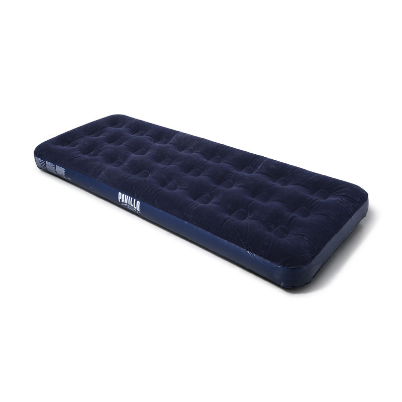 Luchtbed 1 persoons - blauw - 185x76x22 cm