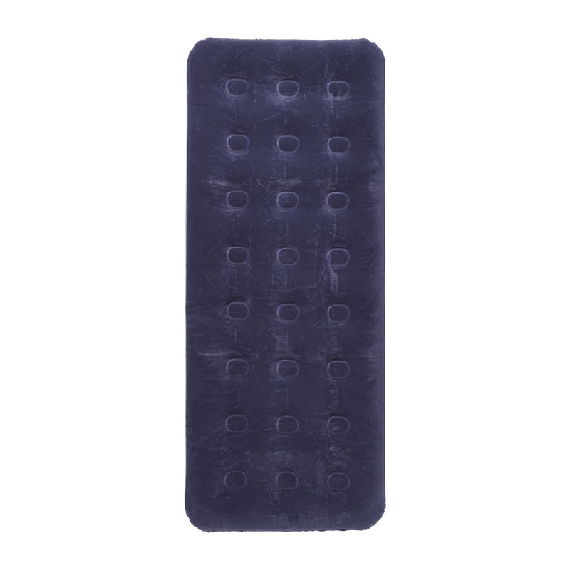 Luchtbed 1 persoons - blauw - 185x76x22 cm